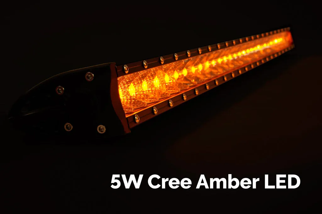 32" Slim Single Row LED Bar (Amber)