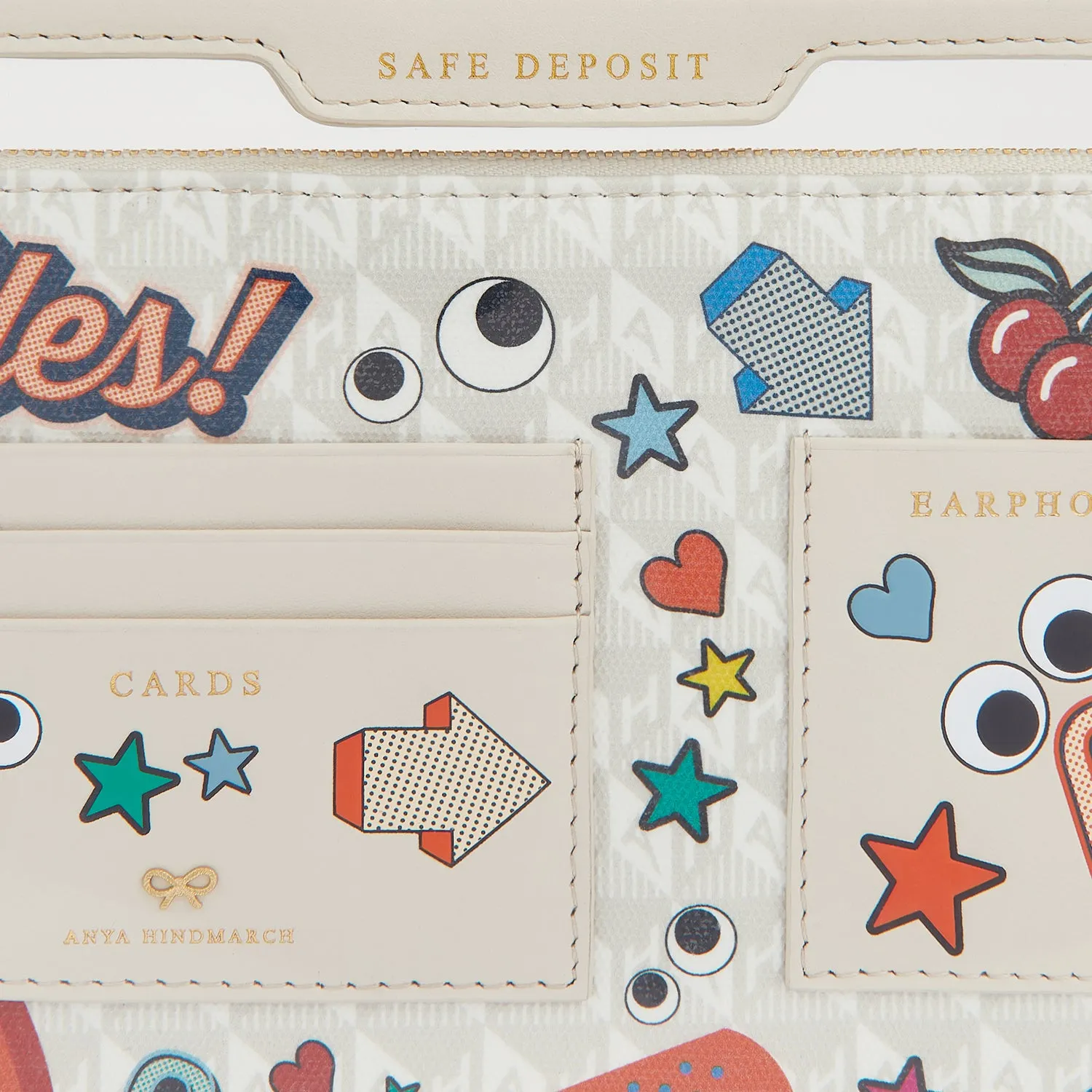 All Over Stickers Safe Deposit Case