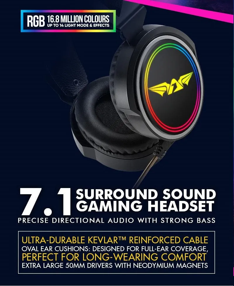 Armaggeddon Nuke 13R 7.1 Pro-Gaming Headset