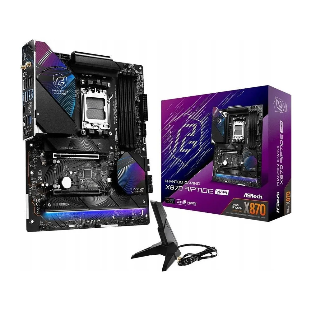 Asrock Motherboard Phantom Gaming X870 Riptide WiFi