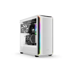 Be Quiet! Shadow Base 800 DX RGB Gaming Case w/ Glass Window, E-ATX, ARGB Strips, Mesh Airflow, Pure Wings 3 Fans, USB-C, White