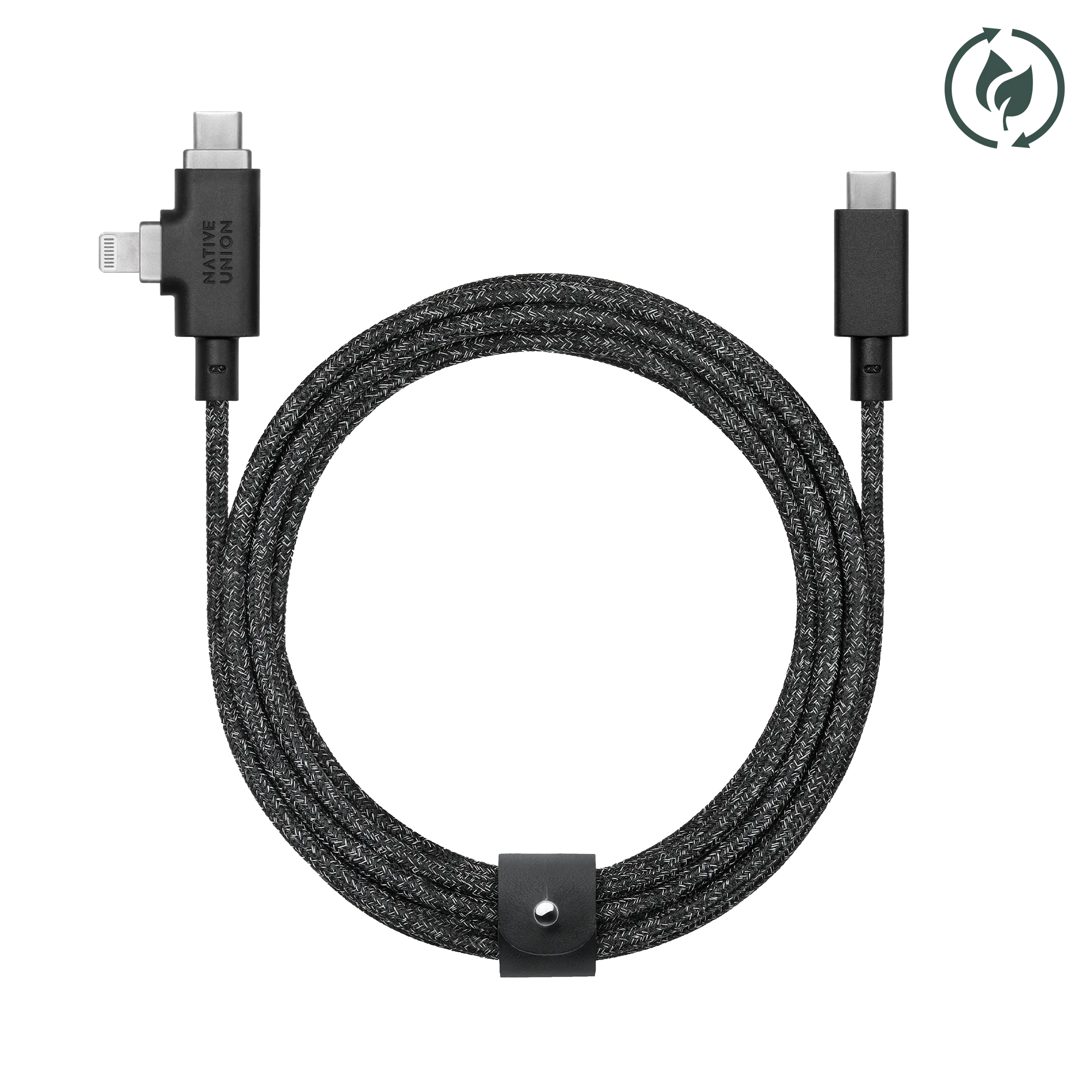 Belt Cable Duo Pro 240W (USB-C to USB-C & Lightning)