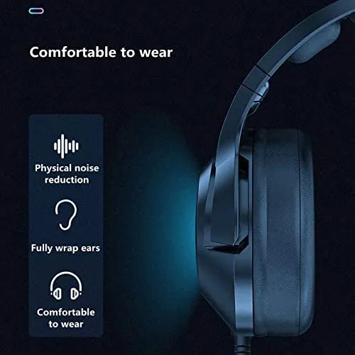 Black Cat Ears Gaming Headset