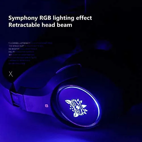 Black Cat Ears Gaming Headset