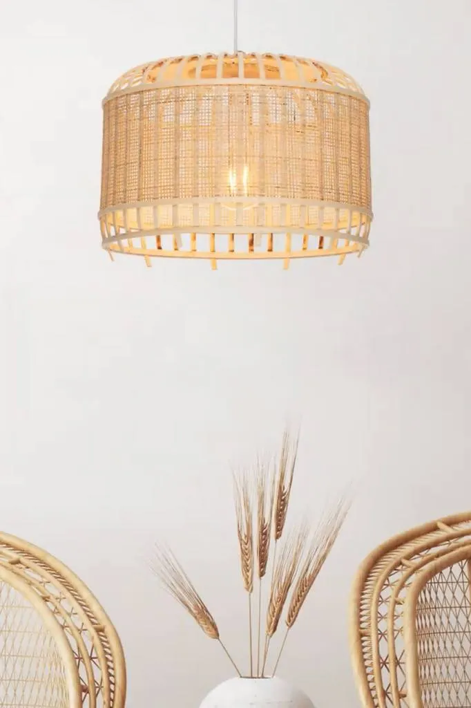 Bribie Rattan Pendant Light