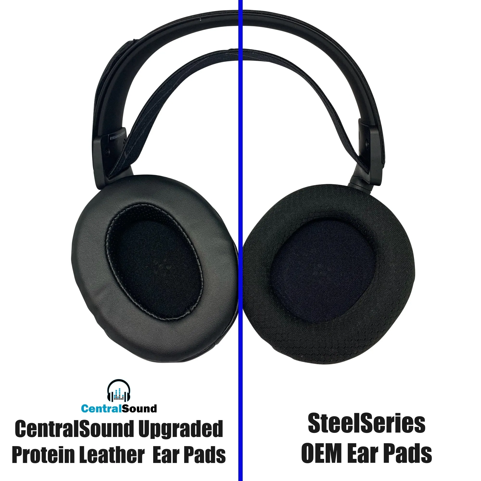 CentralSound Premium Replacement Ear Pad Cushions for SteelSeries Arctis Gaming Headsets