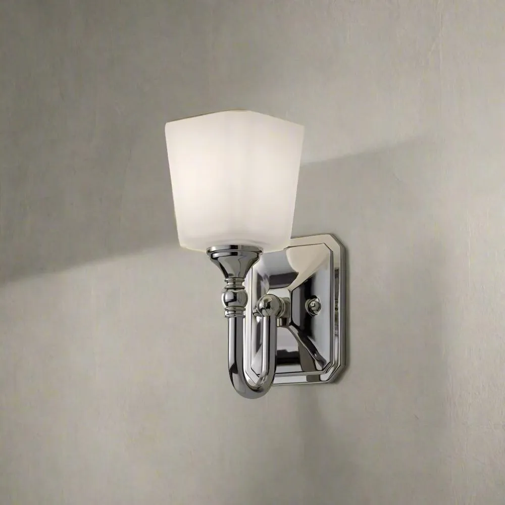 Concord 1lt Wall Light G9 in Polished Chrome Elstead Lighting - ELS.FE-CONCORD1-BATH