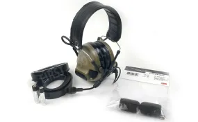 Coyote Brown 3M ComTac VI NIB Hearing Defender No Comms Headset