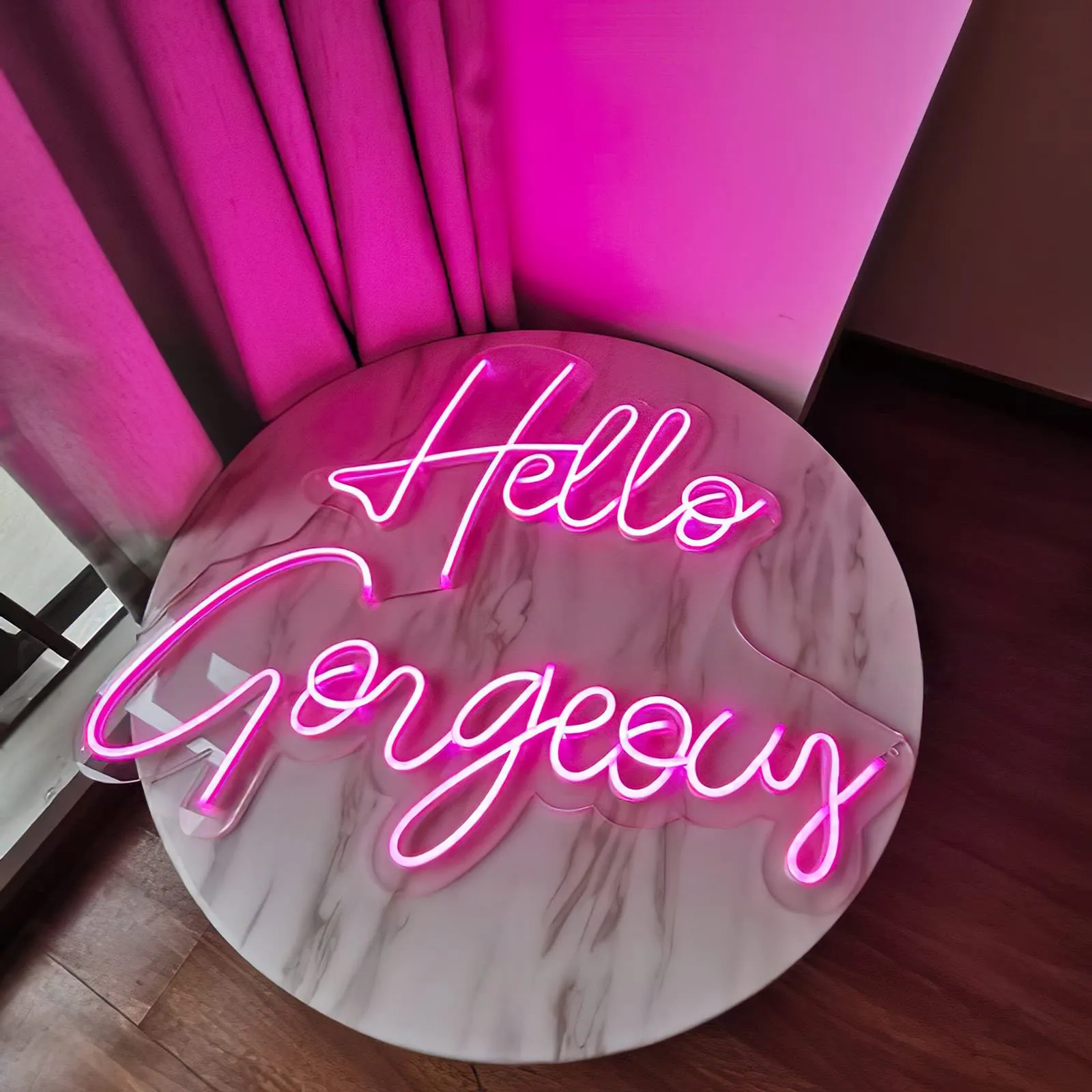 Custom LED Neon Signs for Wall Decor,MOLCOVEX Personalized Neon Name Lights for Wedding Bedroom Home Decor Game Room Bar Salon Birthday Party Business Large Logo (Optional 18" to 60")