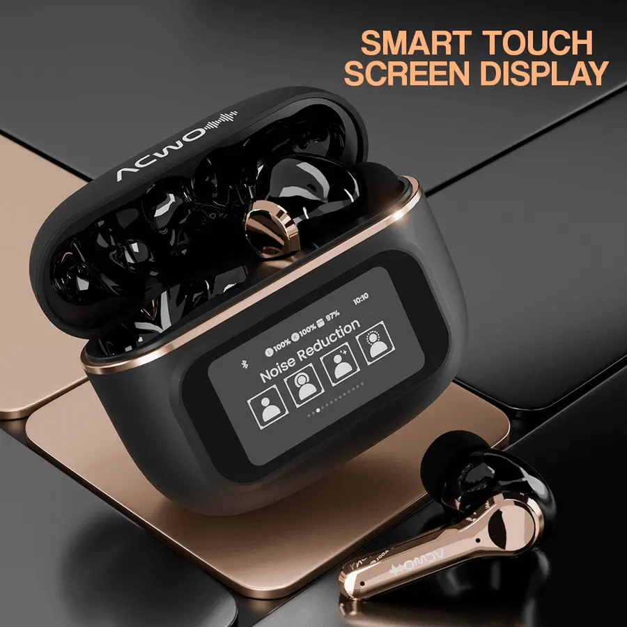 DwOTS [Touch Screen Display] Earbuds with ANC and ENC