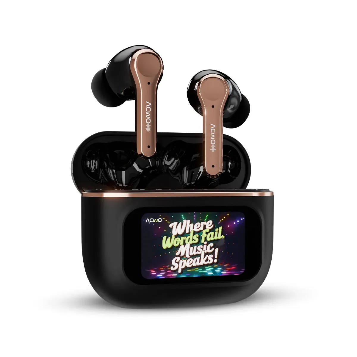 DwOTS [Touch Screen Display] Earbuds with ANC and ENC