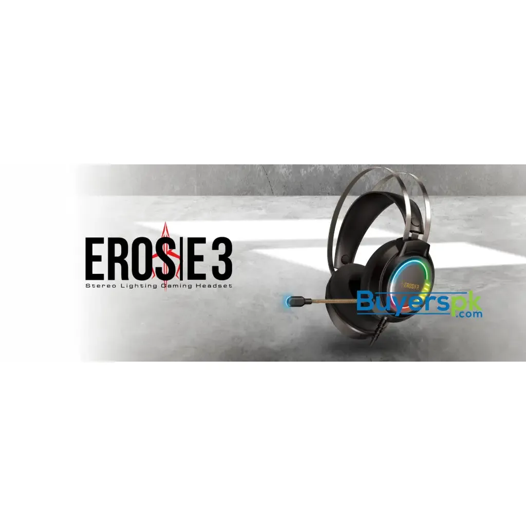 Gamdias Eros E3 Stereo Lighting Gaming Headset