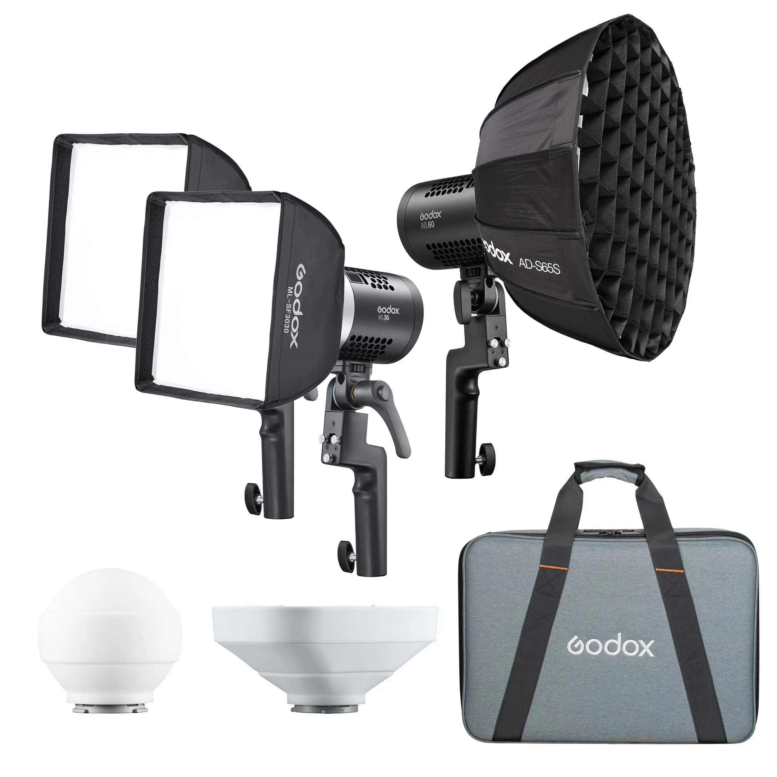 Godox ML Series Daylight Balanced Three Head Kit (ML-Kit1)