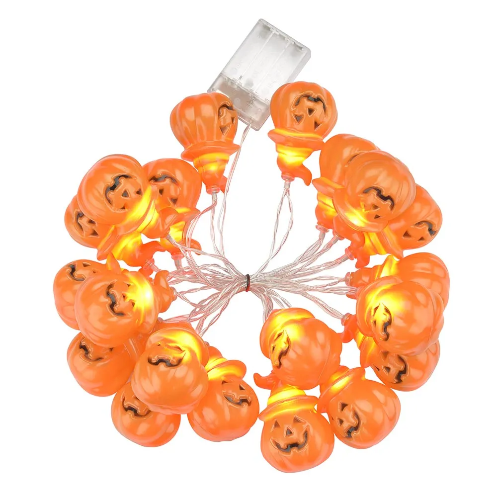 Halloween Light 20ct Pumpkin 10ft String Light Battery Operated