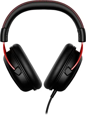 HP HyperX Cloud II Wired Gaming Headset, USB 2.0, Black-Red - 4P5M0AA