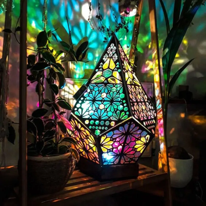 Kaleidoscope Bohemian Lights Lamp