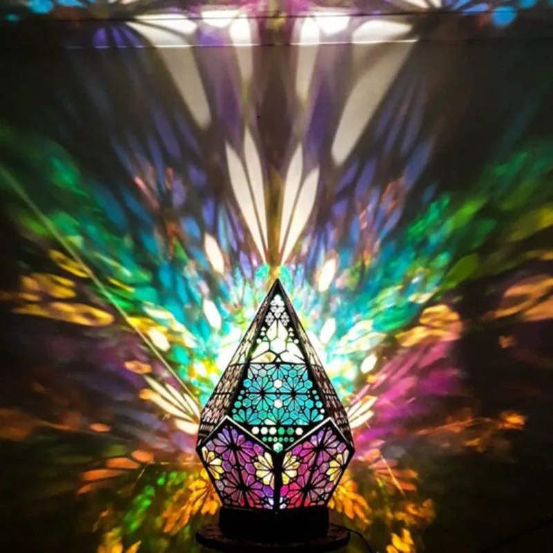 Kaleidoscope Bohemian Lights Lamp