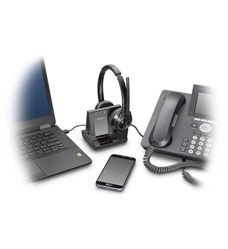 Plantronics Savi W8220-M DUO Wireless DECT Headset System