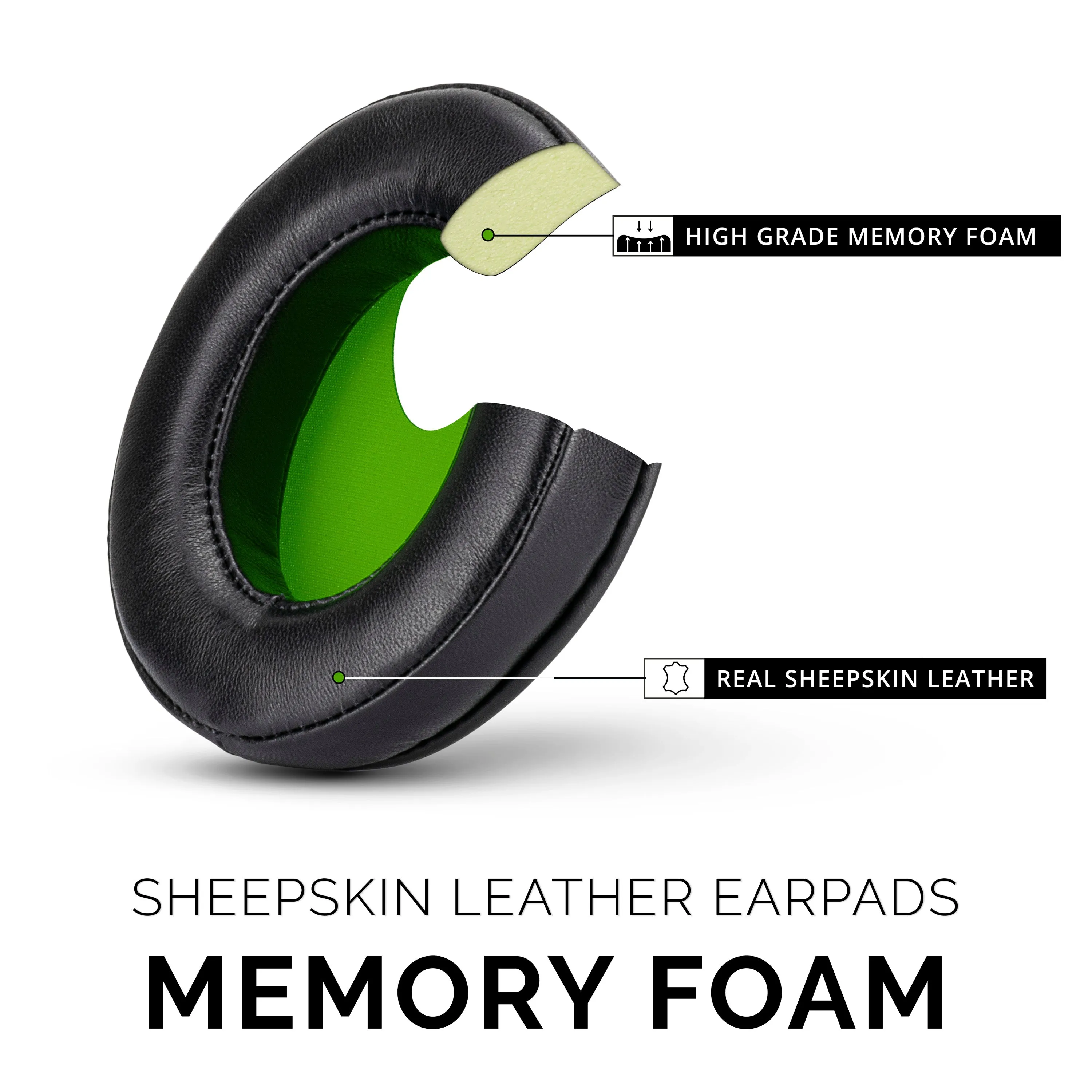 Razer Kraken Sheepskin Leather Replacement Earpads