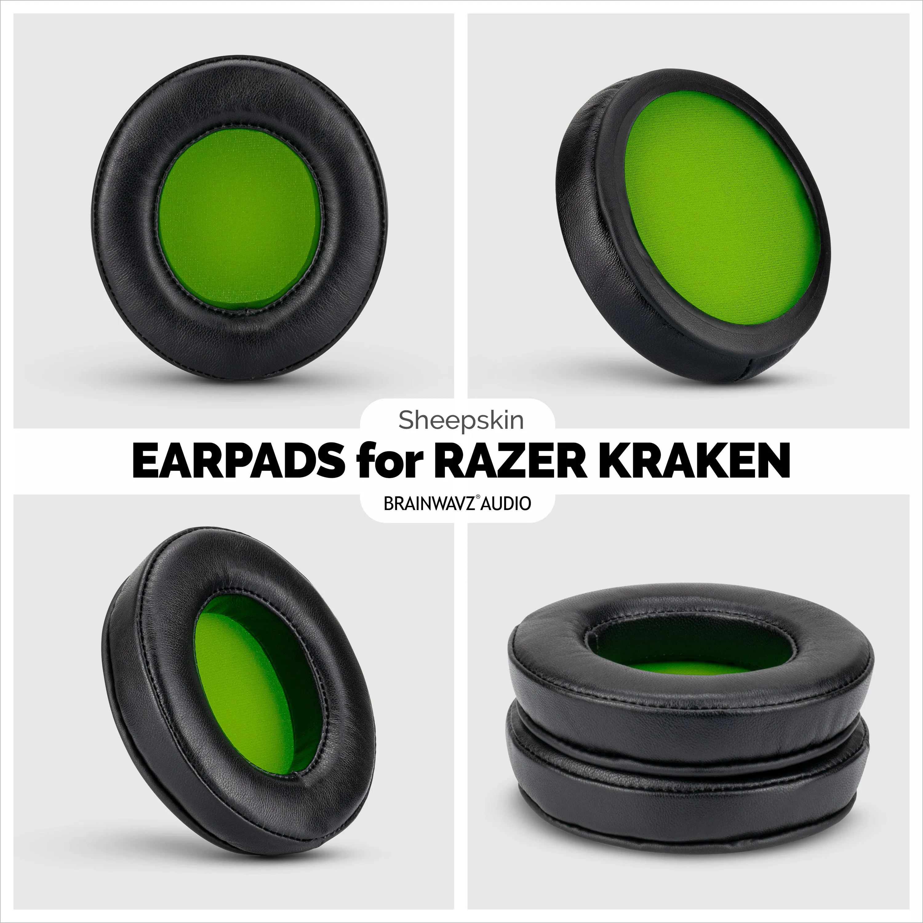 Razer Kraken Sheepskin Leather Replacement Earpads