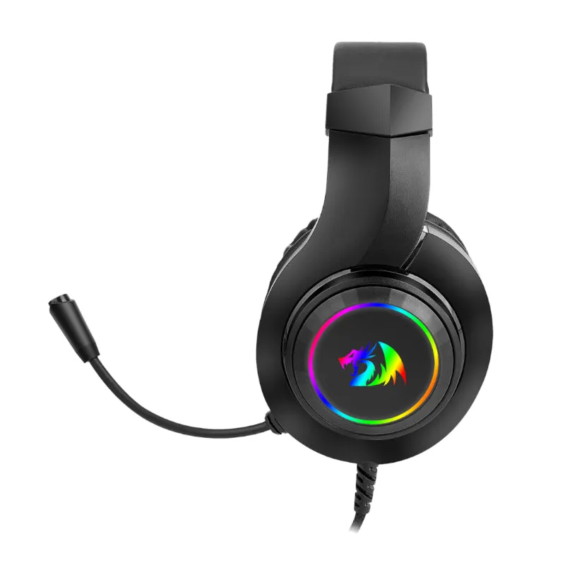 Redragon Over-Ear Hylas Aux (Mic And Headset)|Usb (Power Only)
Rgb Gaming Headset - Black