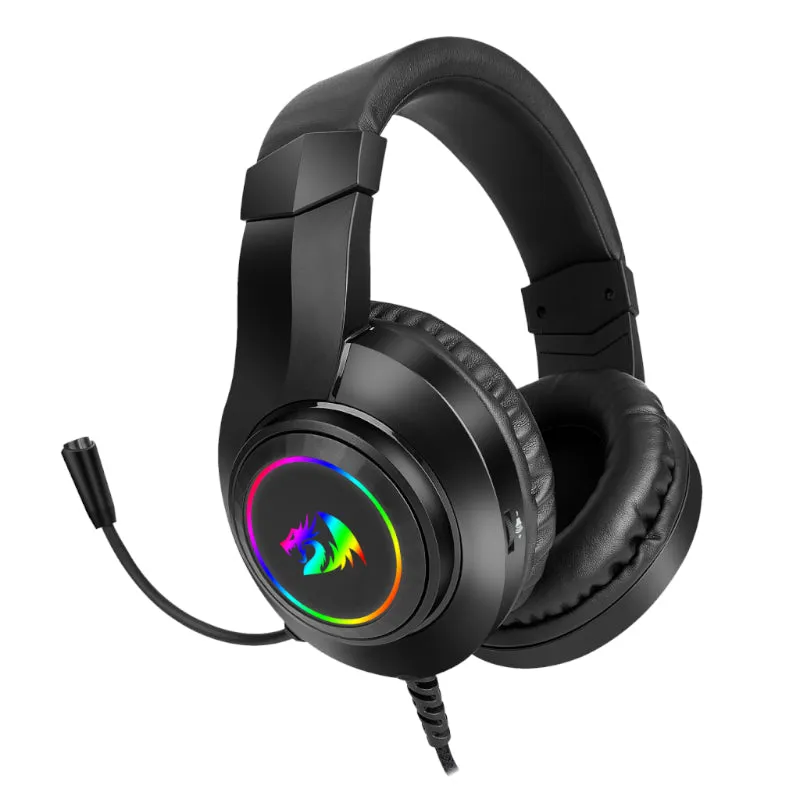 Redragon Over-Ear Hylas Aux (Mic And Headset)|Usb (Power Only)
Rgb Gaming Headset - Black