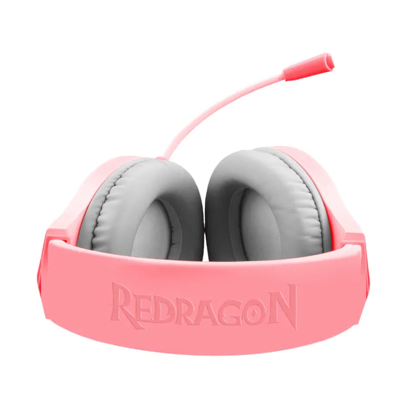 Redragon Over-Ear Hylas Aux Rgb Gaming Headset - Pink