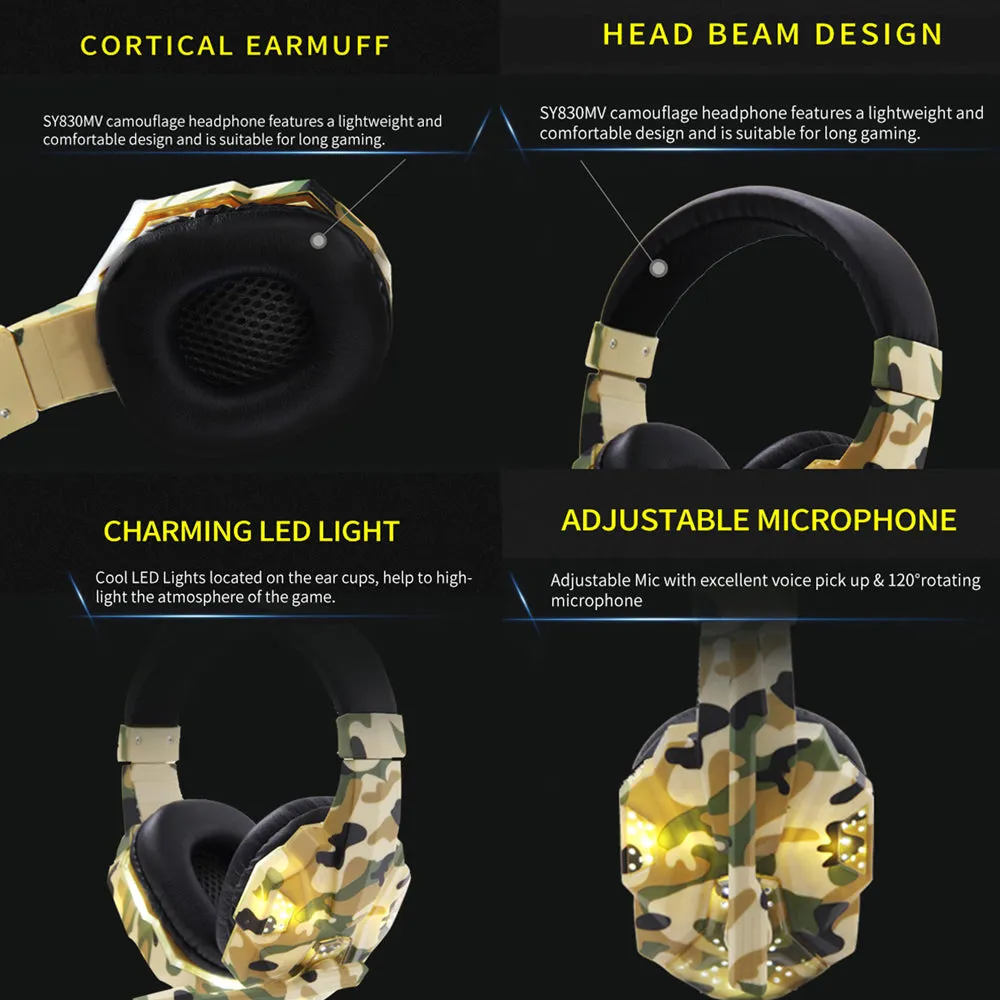 SY830MV Gaming Headset 3.5mm