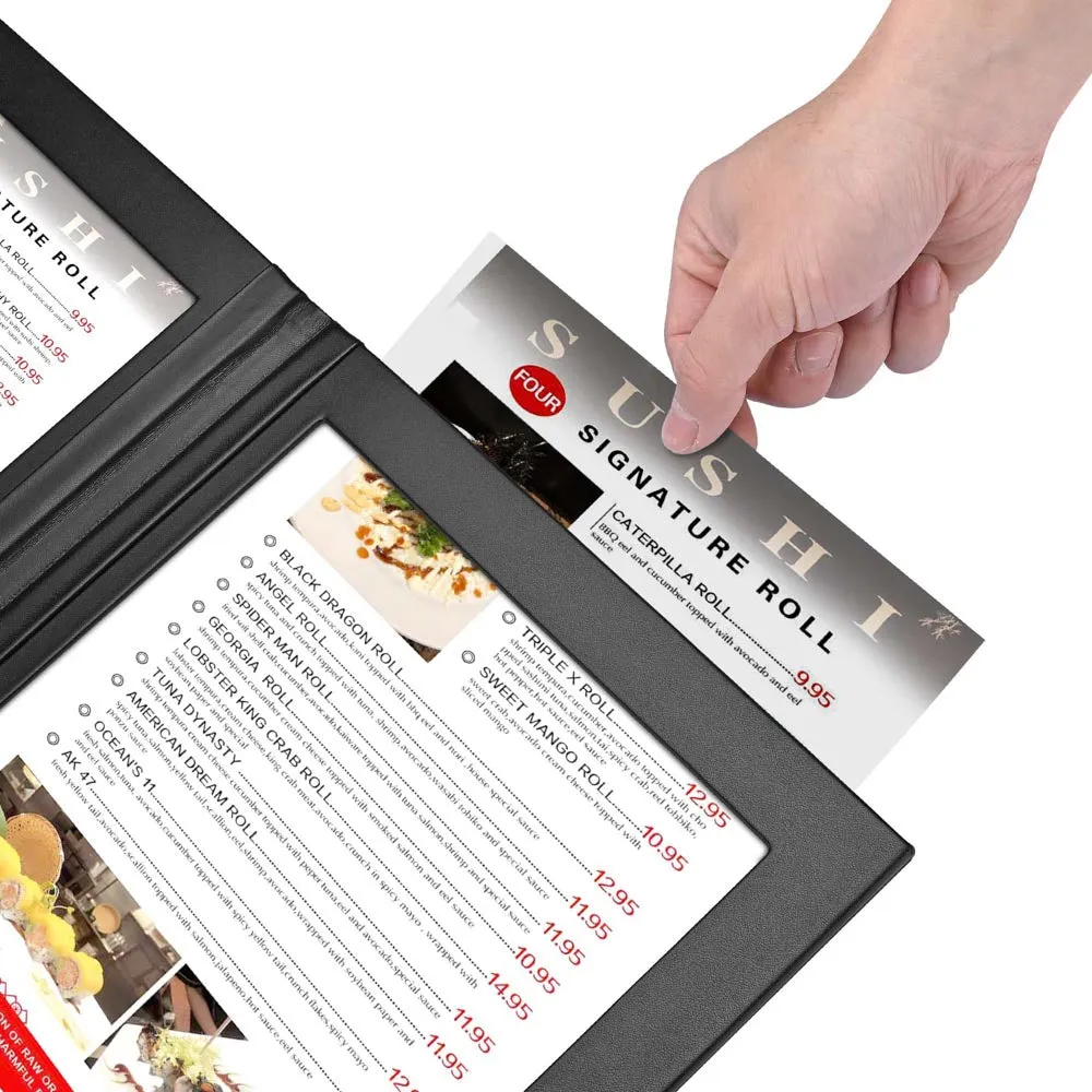 TheLAShop 5.5x7in LED Illuminated Menu Cover for Restaurant Bar Hotel