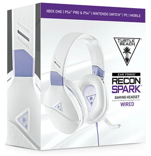 Turtle Beach Recon Spark Headset Wired Head-band Gaming Purple, White