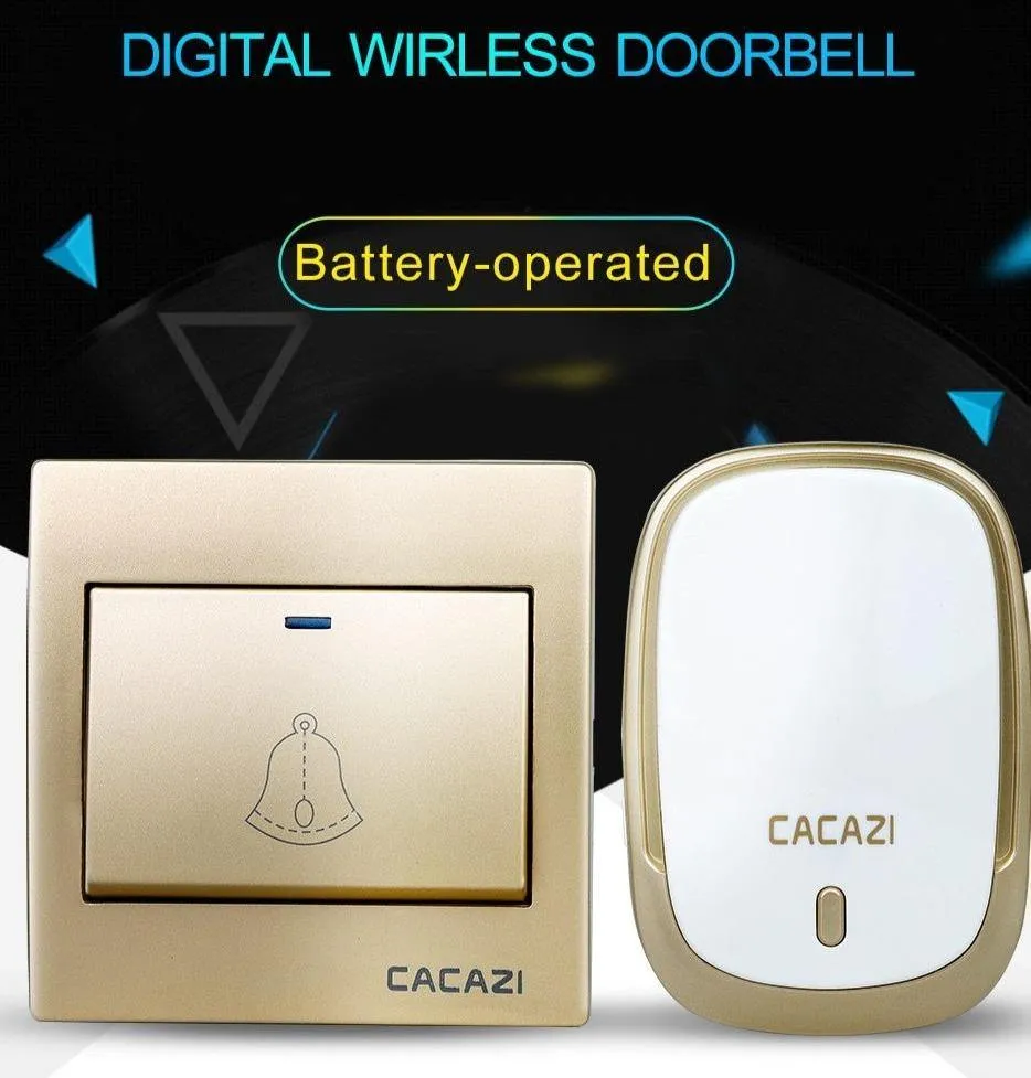 Waterproof Cordless Wireless Doorbell